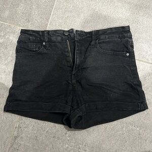 RSQ black denim shorts 27